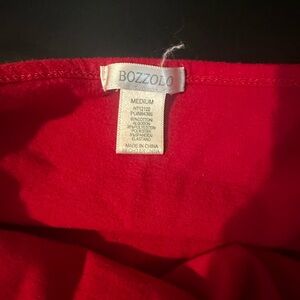Untouched red crop top size M kind of strechy